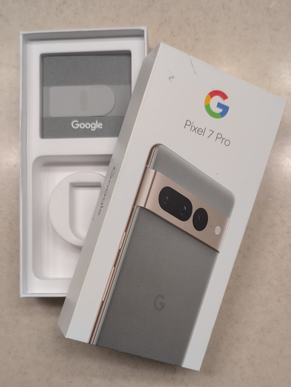 Google Pixel 7 Pro BOX ONLY For Hazel 6.7" 256 GB Phone (NO DEVICE OR ACCESSORY)